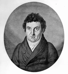 Johann Gottlieb Fichte, engraved by Johann Friedrich Jugel after a painting of 1808